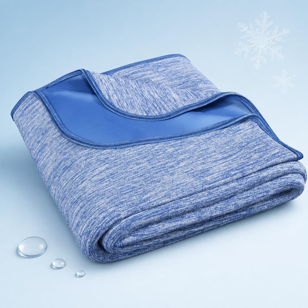 Couverture rafraîchissante grand format Queen Cool Comfort — indice de tissu Q-Max supérieur à 0.4