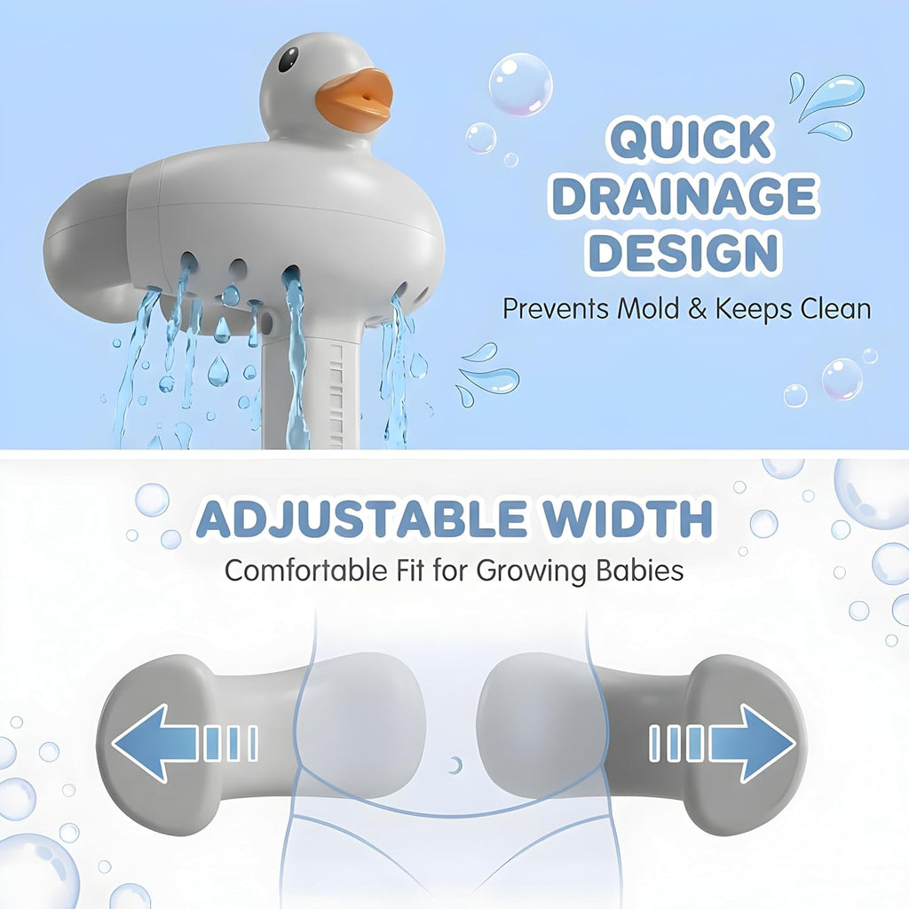 Hands-Free Upright Toddler Bath Stand