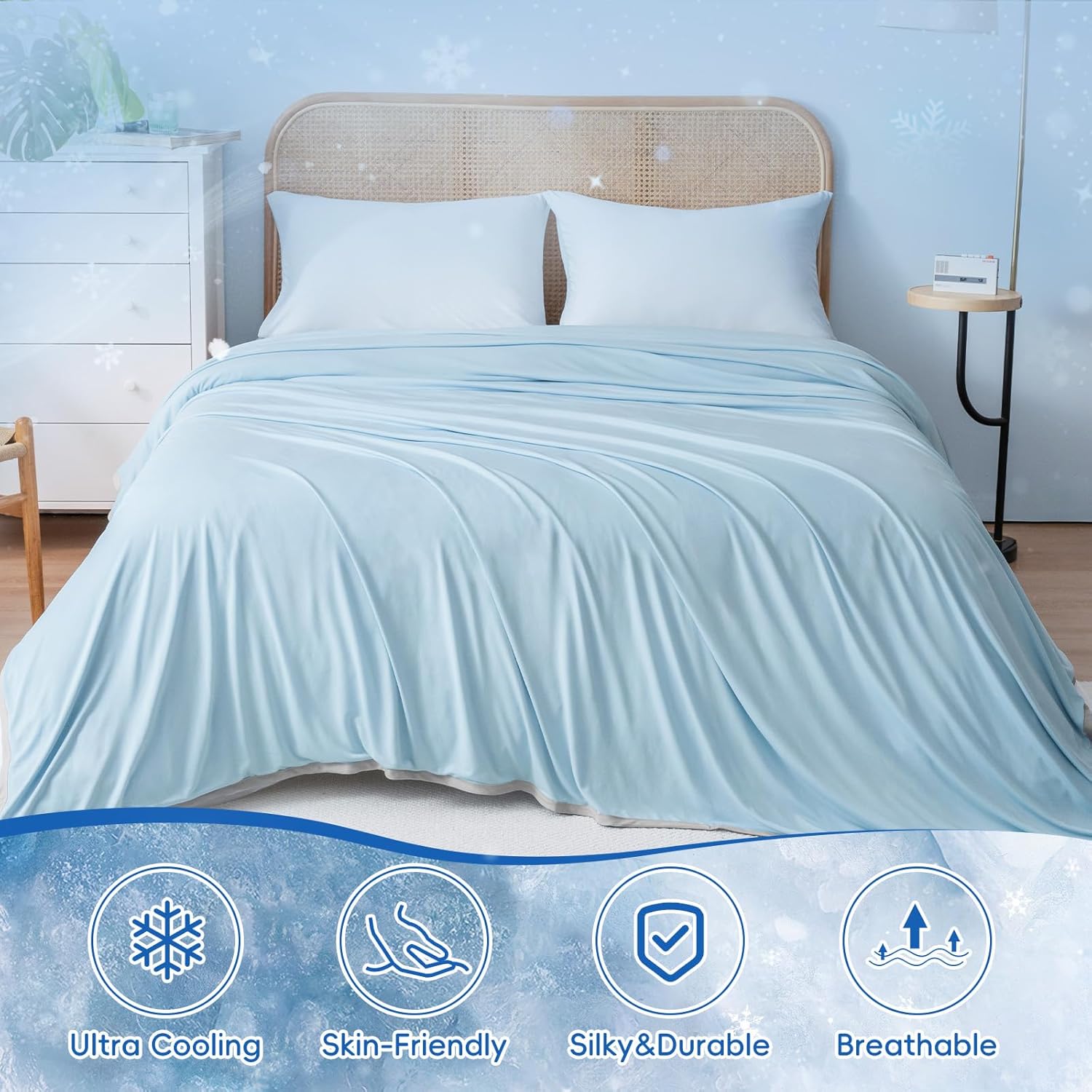 Chill Comfort Arc-Chill Tech Double-Layer Lightweight Cooling Blanket