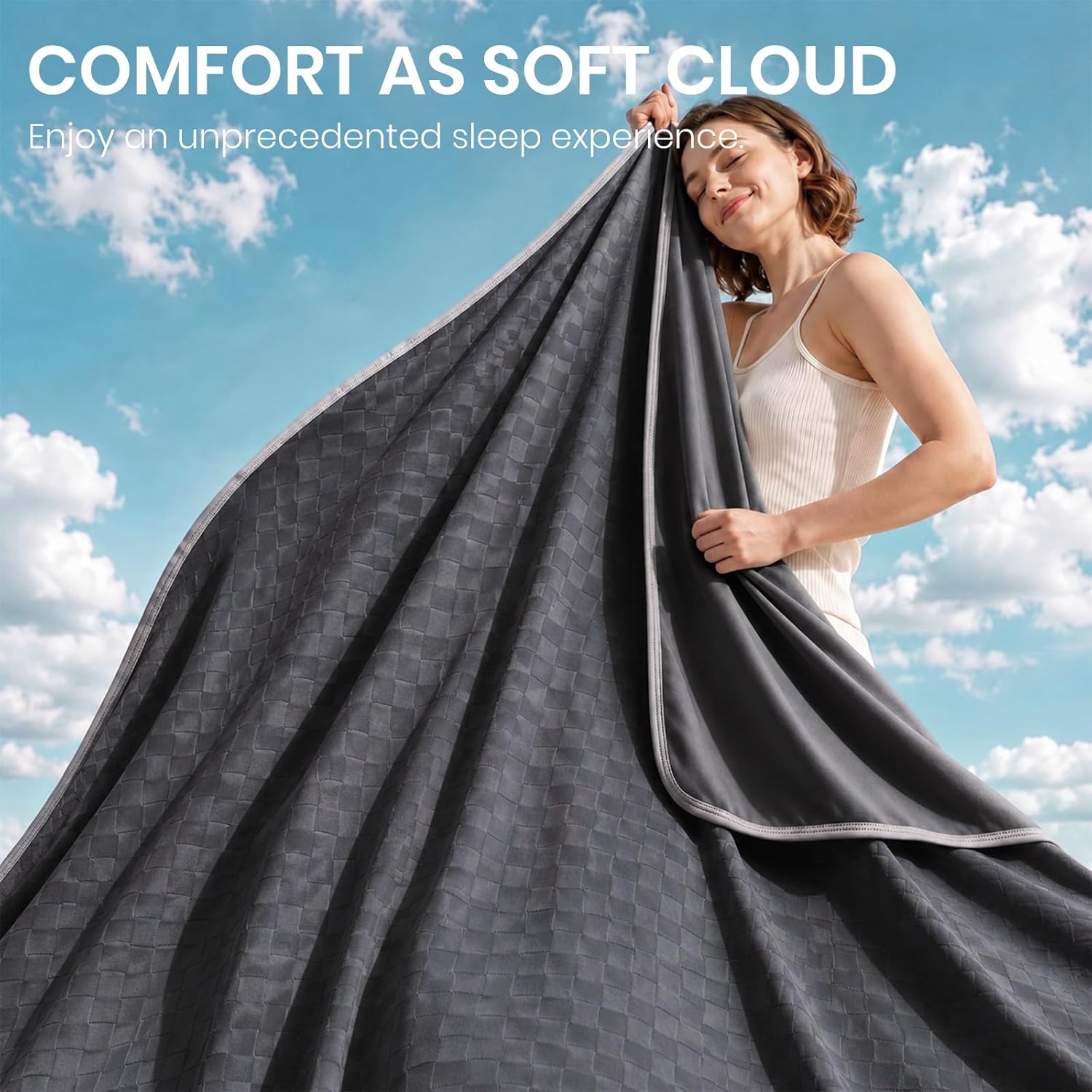 Chill Comfort Arc-Chill Technology Cooling Blanket — Soft Lightweight Fabric