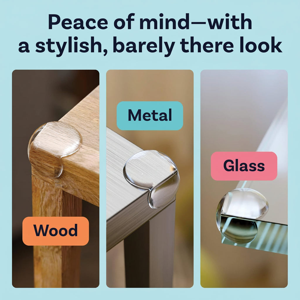 Clear PVC Corner Guards — Durable Polyvinyl Chloride Edge Protectors