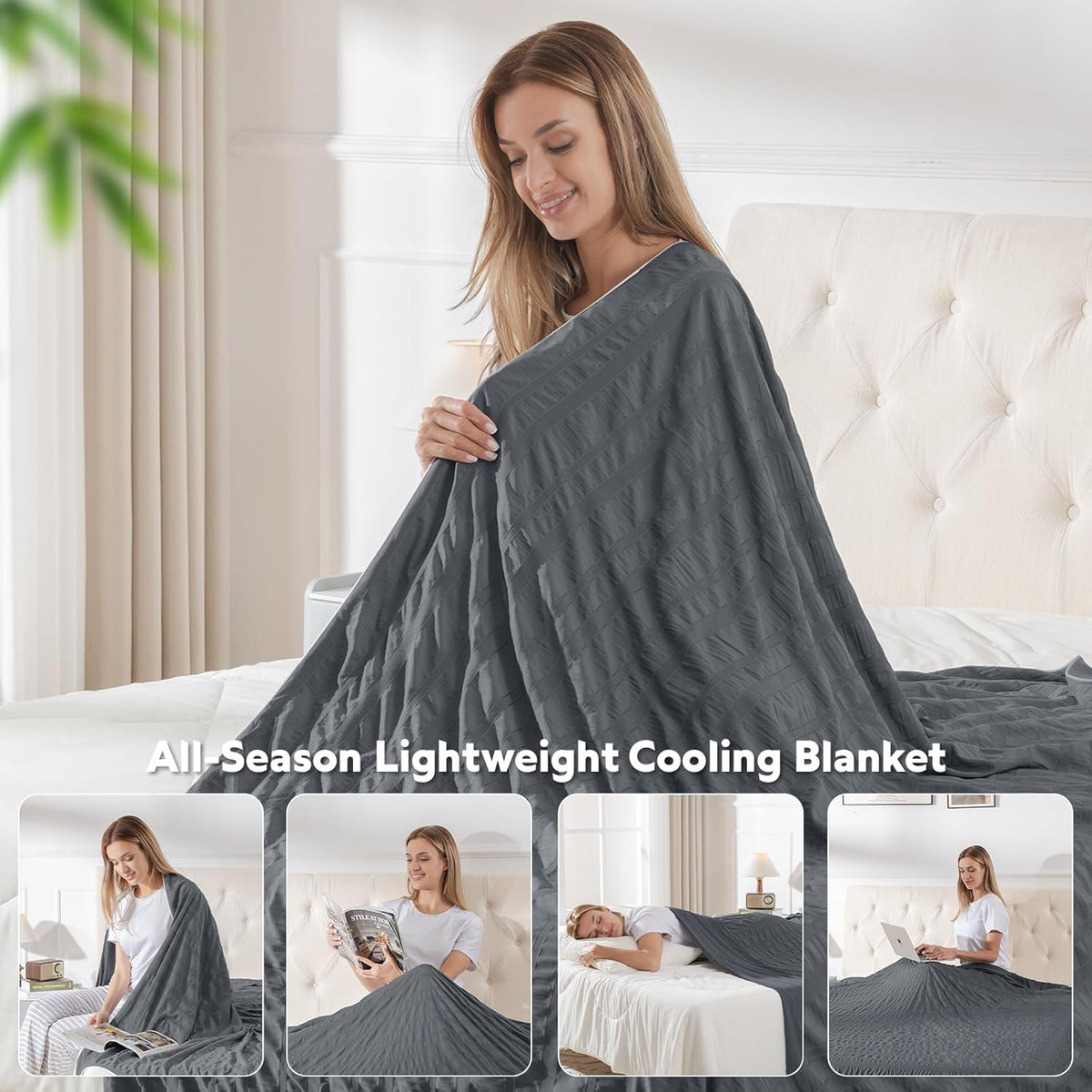 Chladivá deka Cozy Comfort - oboustranné provedení, cílená regulace teploty, rychlá absorpce tepla