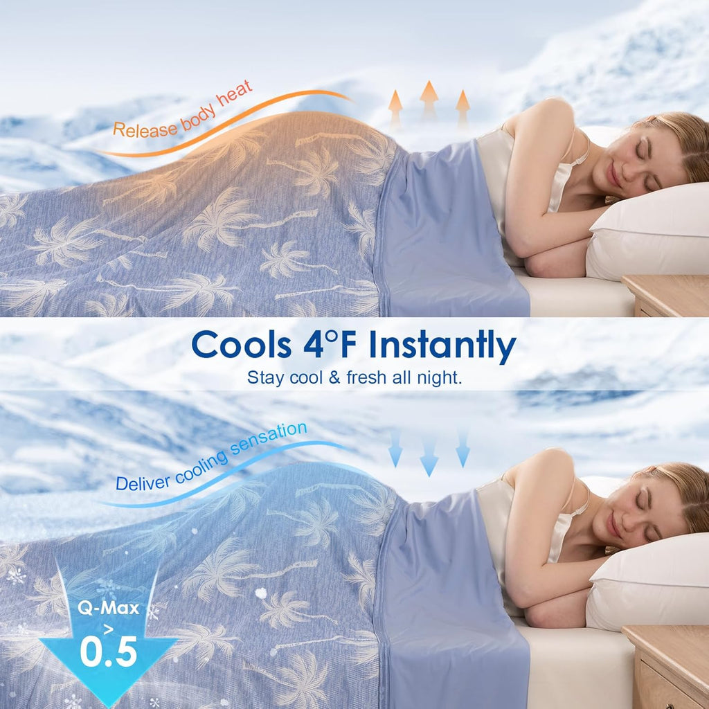 Pătură răcoritoare Cozy Nights — material ușor și respirabil