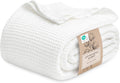 Waffelpiqué-Decke aus 100 % Baumwolle von Cozy Haven in Queensize — weiche, atmungsaktive, offen gewebte Struktur