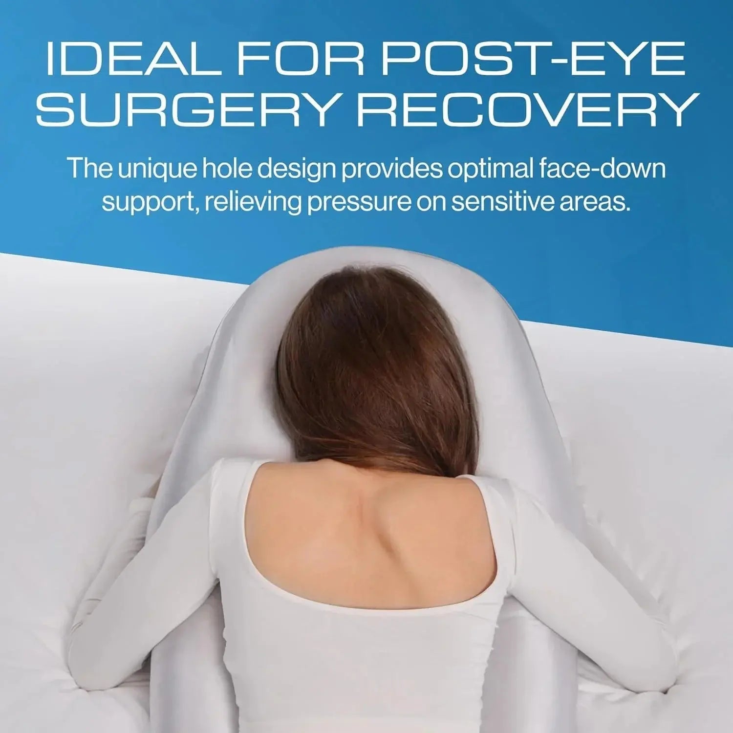Prone Rest Pillow For Comfortable Face Down Support