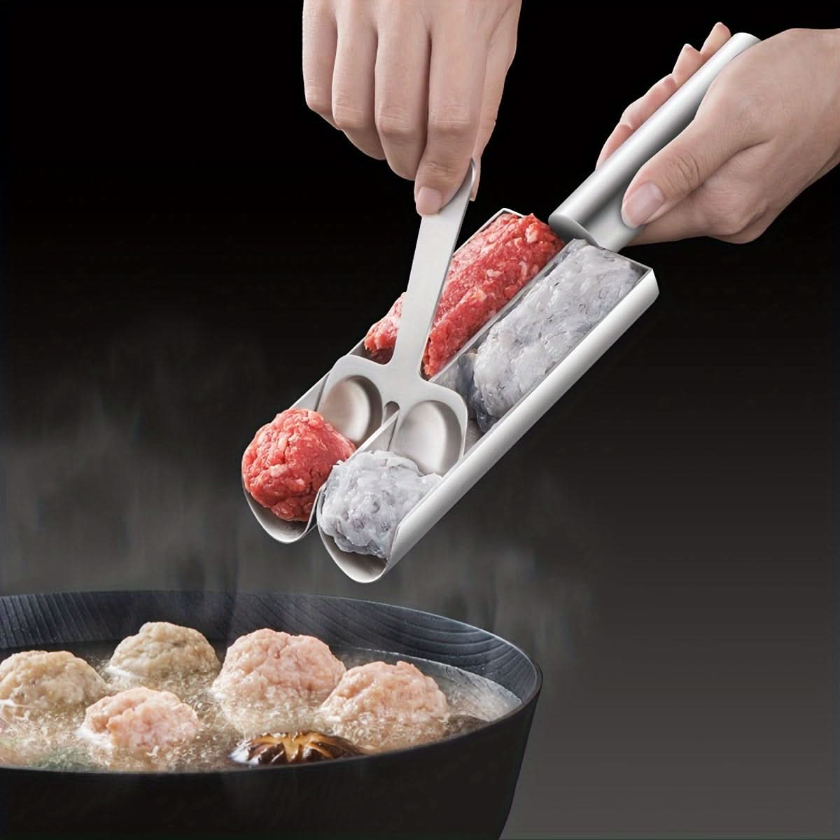Moule pour boulettes de viande en acier inoxydable | meowbutter