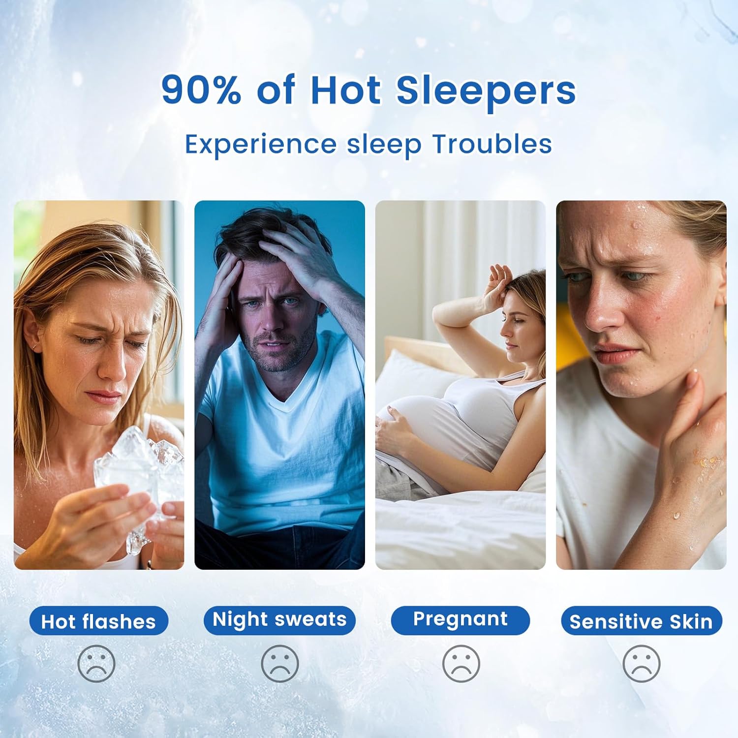 Chill Comfort Arc-Chill Tech Double-Layer Lightweight Cooling Blanket