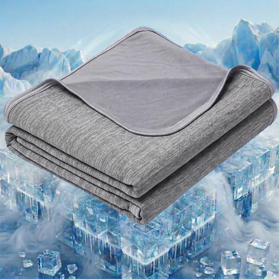 Couverture rafraîchissante Cool Comfort — régulation thermique, Q-Max supérieur à 0.4