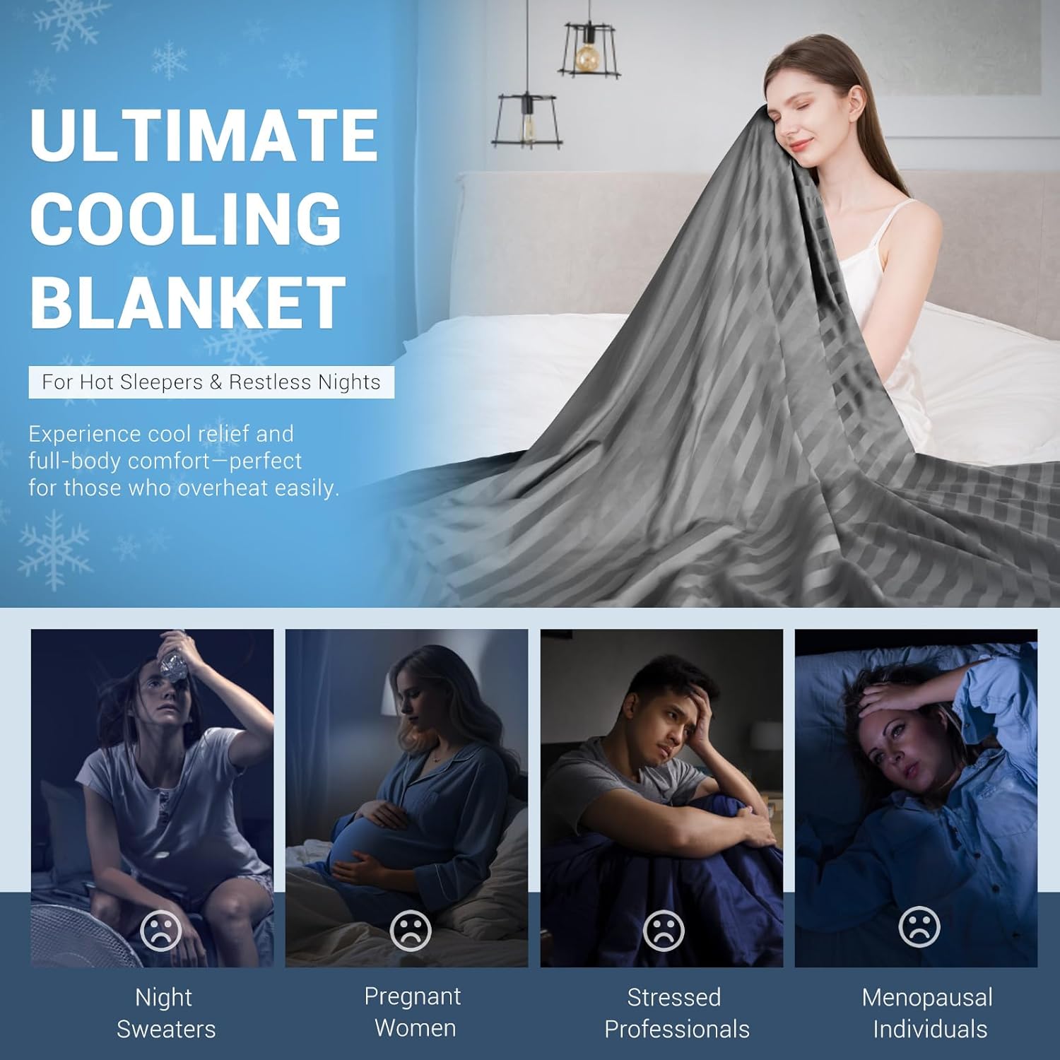 Premium Cooling Blanket for Hot Sleepers