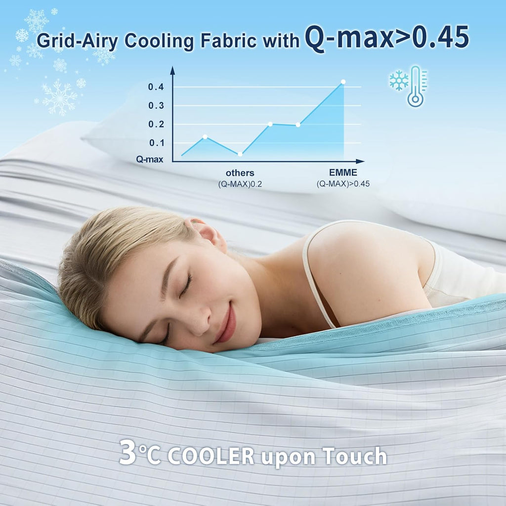 Chill Comfort Reversible Cooling Blanket — Breathable Design, Rapid Heat Extraction