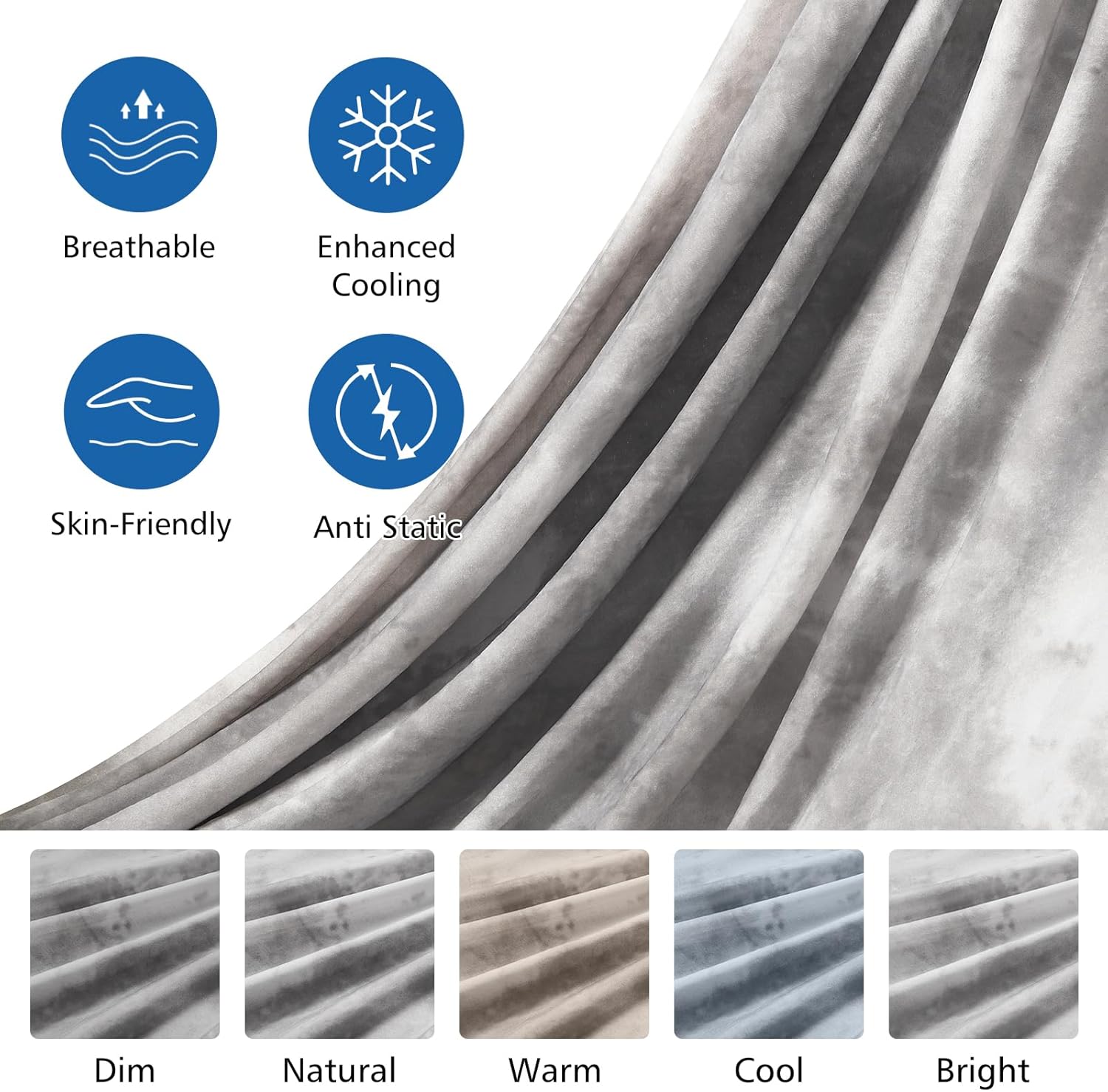 Chill Comfort Arc Chill Cooling Blanket — Lightweight, Breathable Double Layer Weave