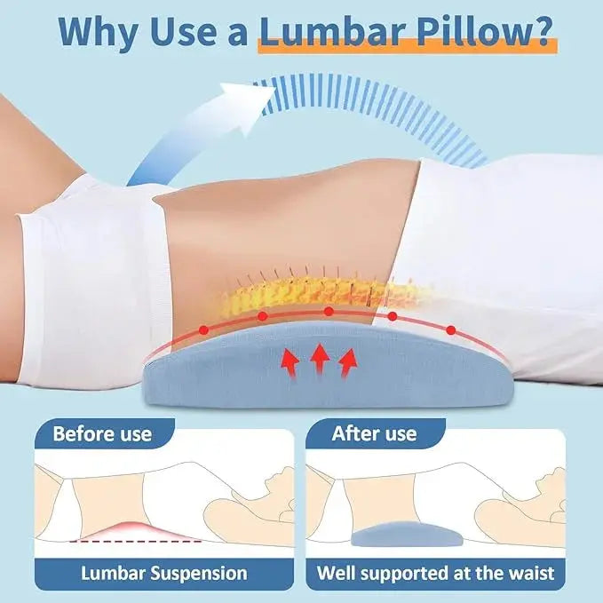 Back Support Pillow for Lower Back Comfort