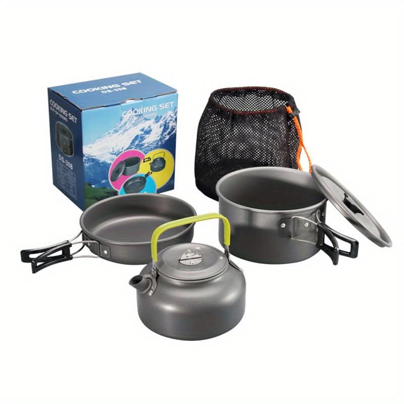 Ensemble de cuisine léger pour l'extérieur et les voyages | meowbutter