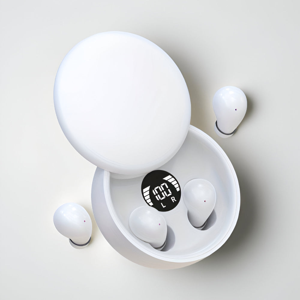 Compact Rechargeable Wireless Earphones — Touch Controls, In-Ear Design