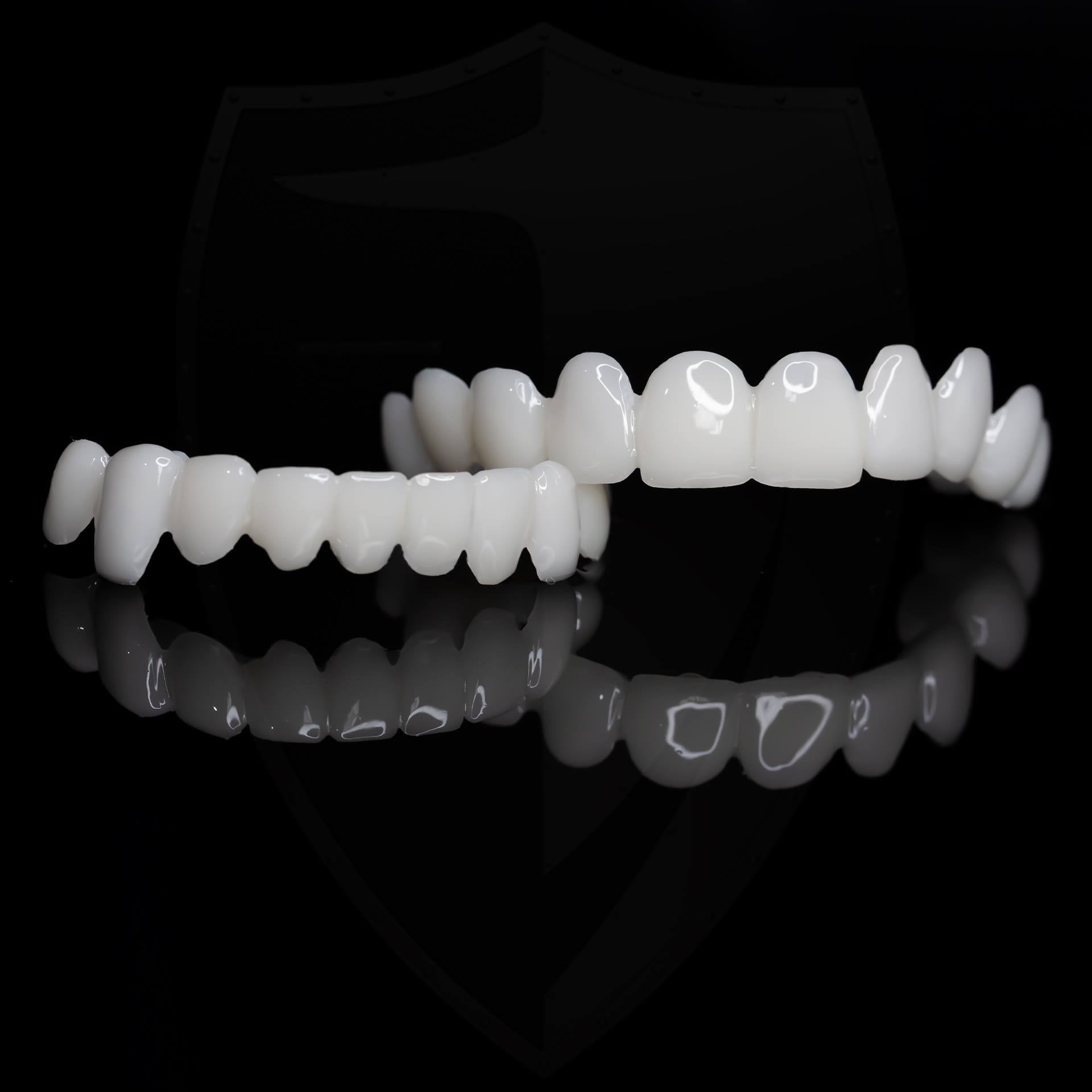 Cobertura Dentária Cosmética Snap-On - Facetas de Sorriso Reutilizáveis - Design de Aspeto Natural | meowbutter