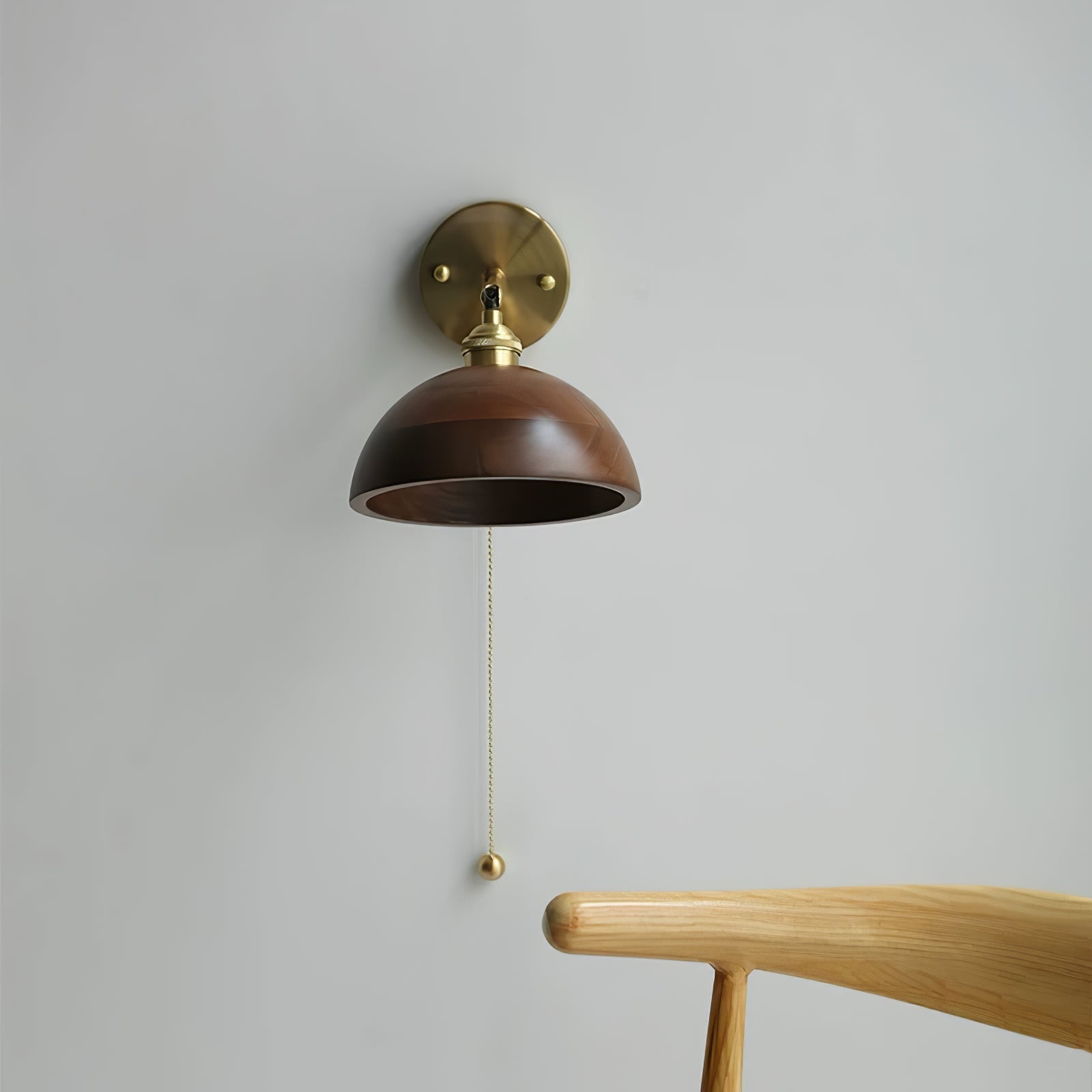 Kirrea Vintage Wall Lamp With Pull Chain Switch