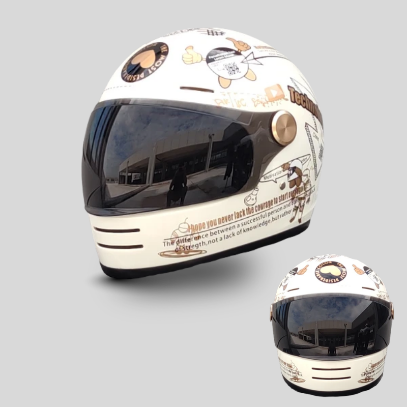 Casco de motocicleta ORZ-806 - Meowbutter