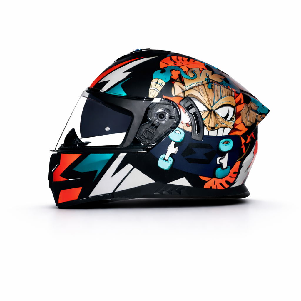 Casco Integral para Motocicleta ORZ-B16 – Certificado DOT y ECE - Meowbutter