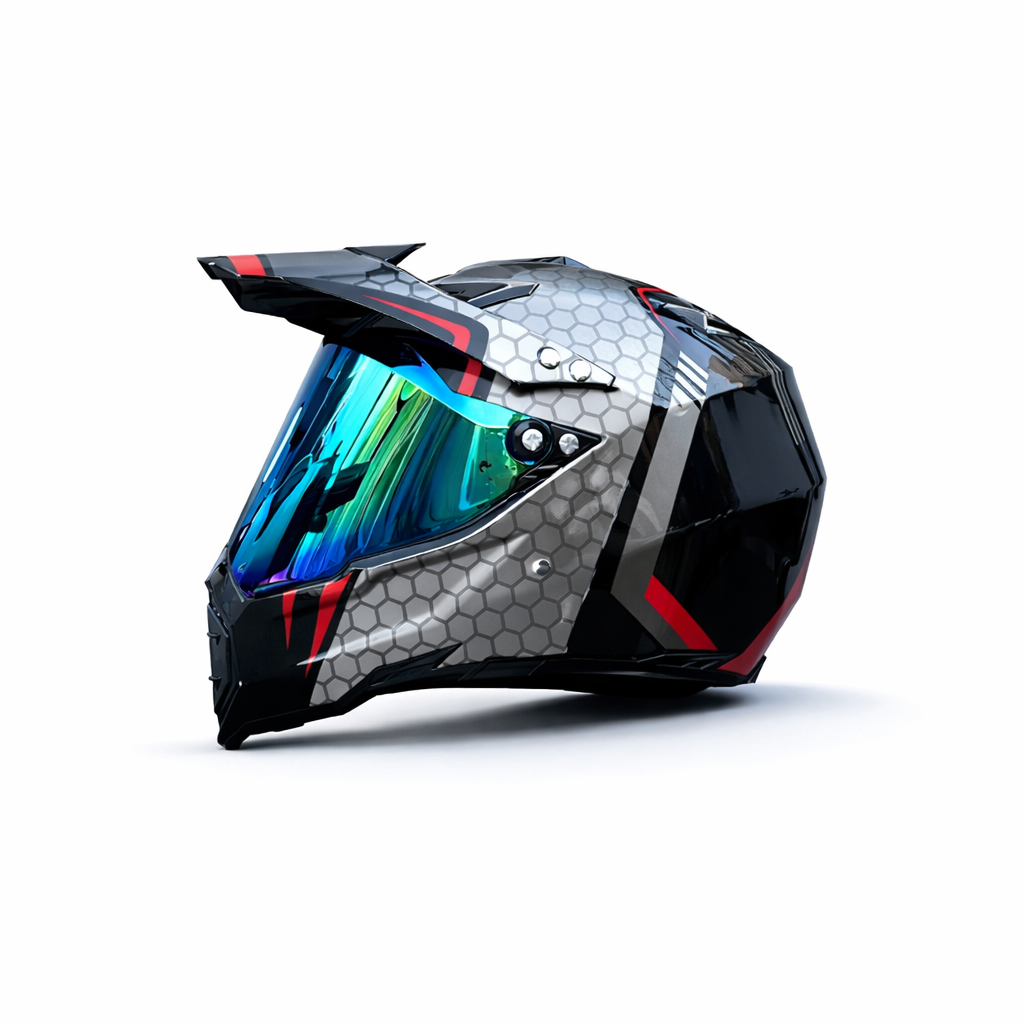 Casco Profesional de Motocross WLT-128 – Certificado DOT y ECE - Meowbutter