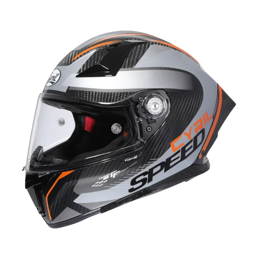 CYRIL R30S Carbon Pro helhjälm - DOT- och ECE-godkänd - Meowbutter