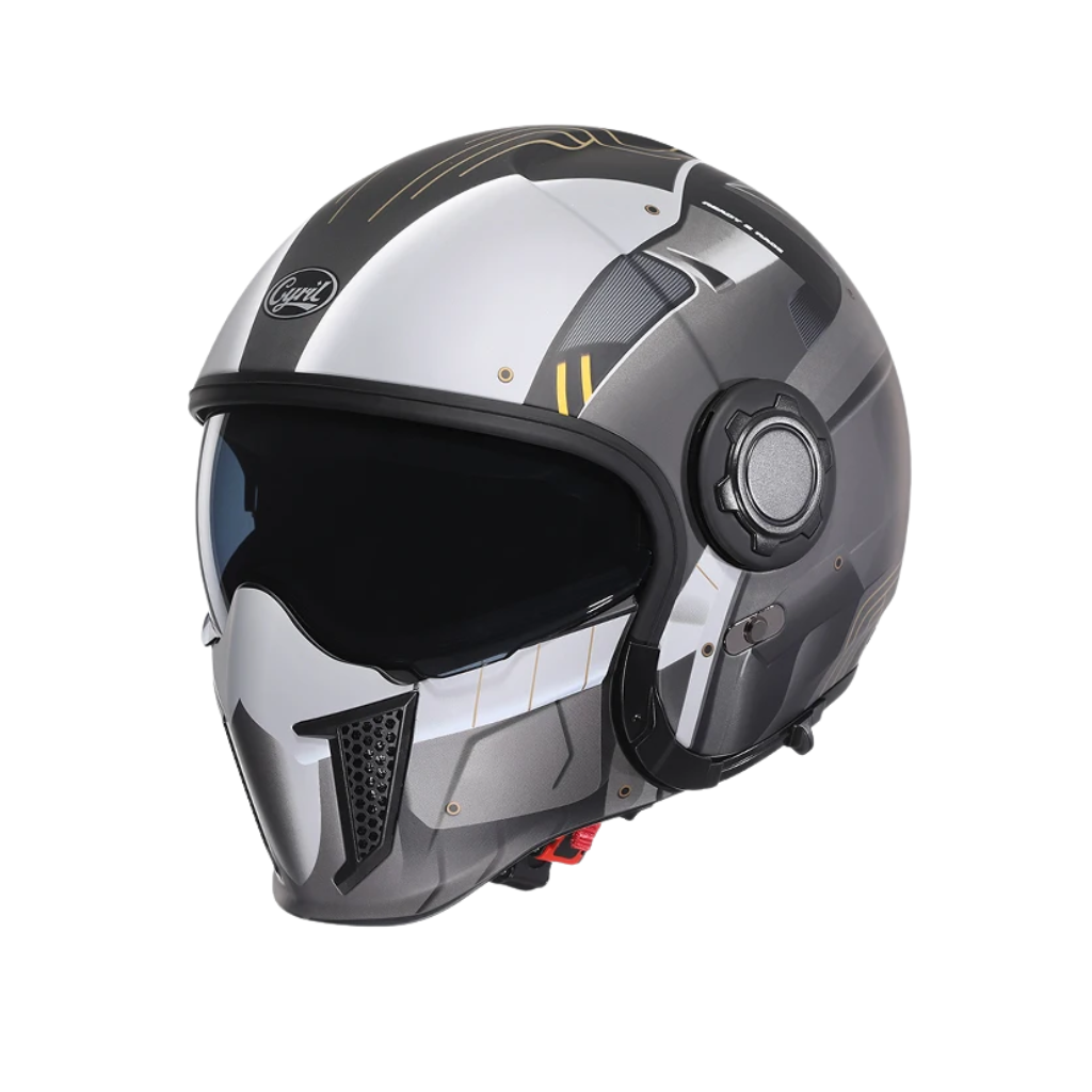 Casco modular vintage integral – Doble visor | Aprobado por DOT y ECE - Meowbutter