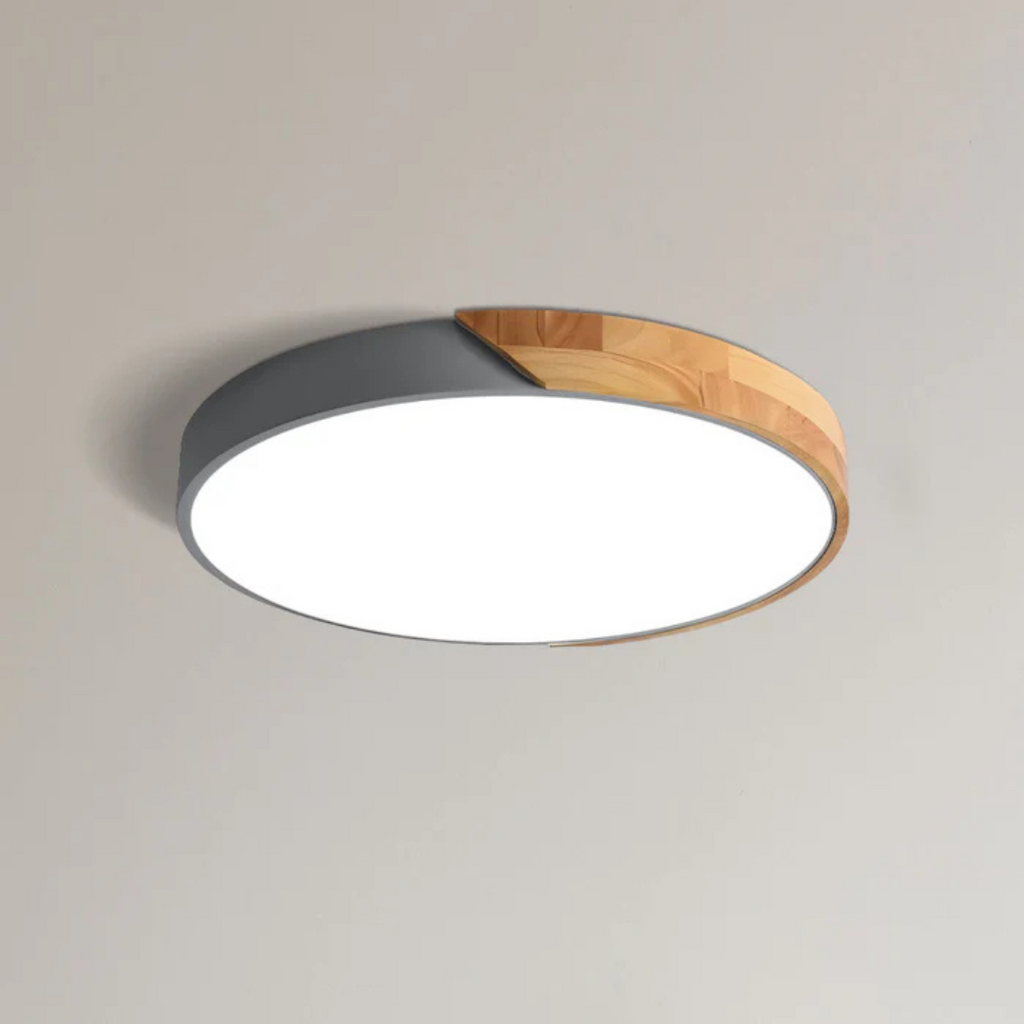 Lampada da soffitto a LED | Design moderno nordico in legno | Meowbutter