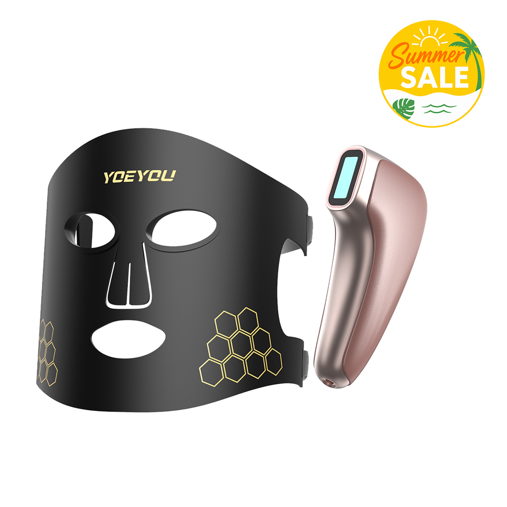 Wearable LED Therapy Mask for Fine Lines, Blemishes and Daily Radiance