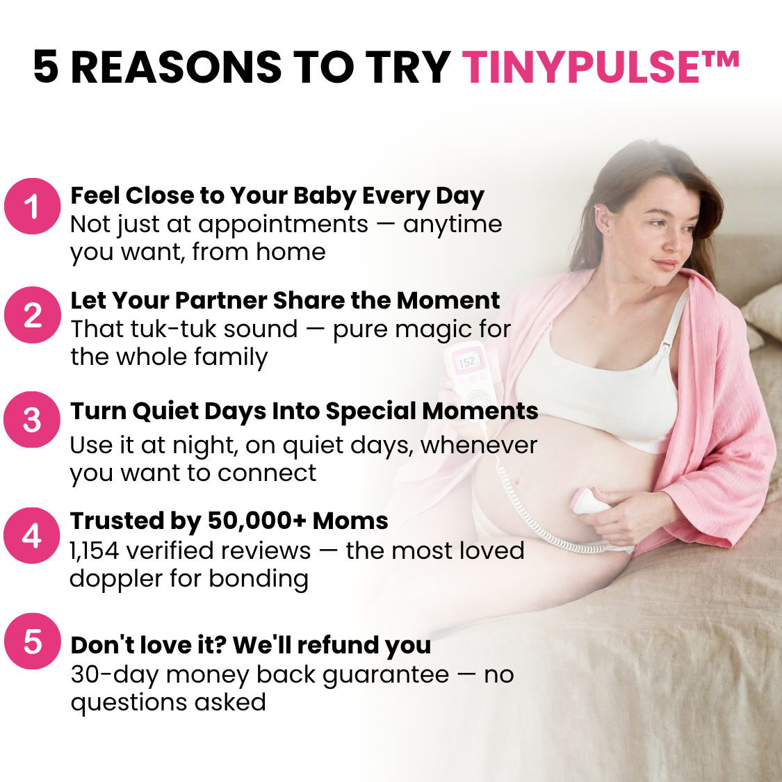 Listen, Bond, Reassure – At-Home Heartbeat Listener for Expecting Parents
