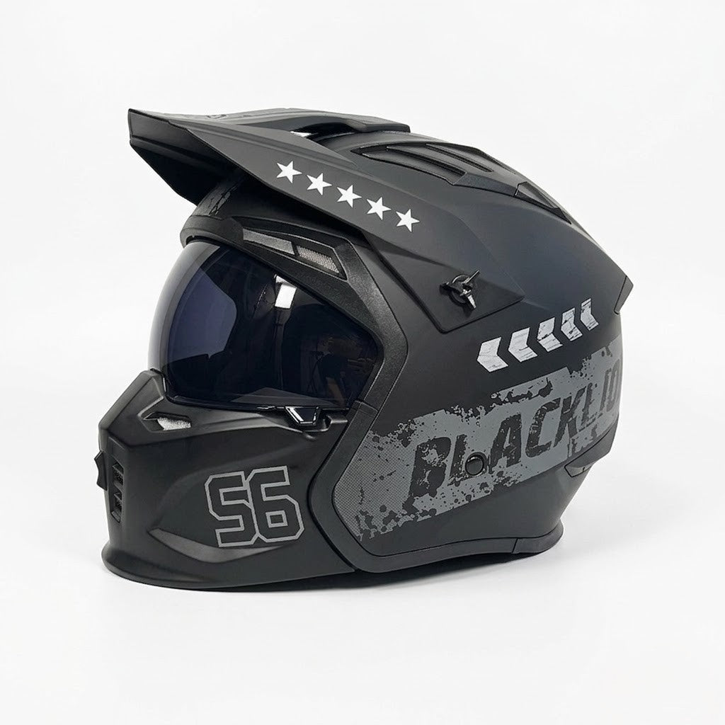 Casco Retro ORZ 163 Pro - Certificado DOT - Meowbutter