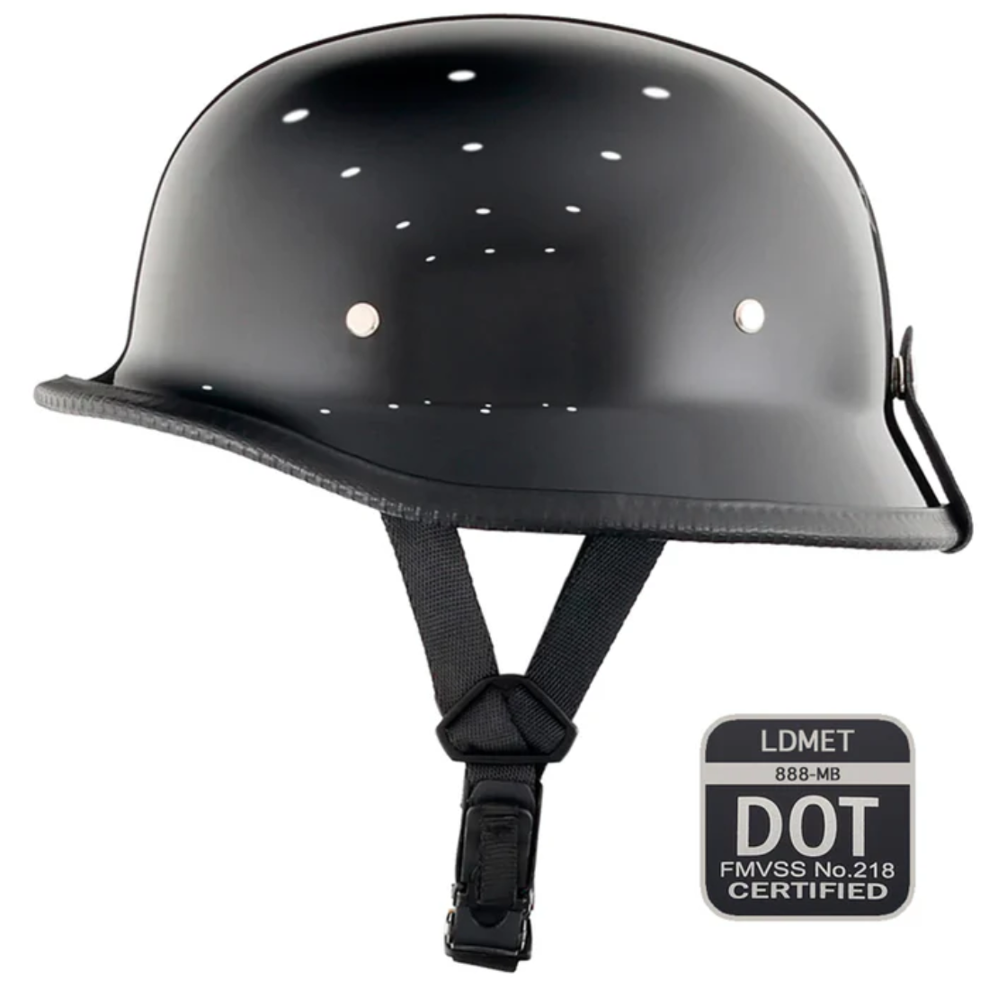 Casco Vintage Tedesco Mezzo | Certificato DOT - Meowbutter