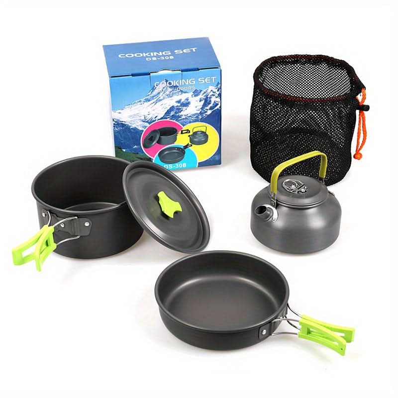 Ensemble de cuisine léger pour l'extérieur et les voyages | meowbutter