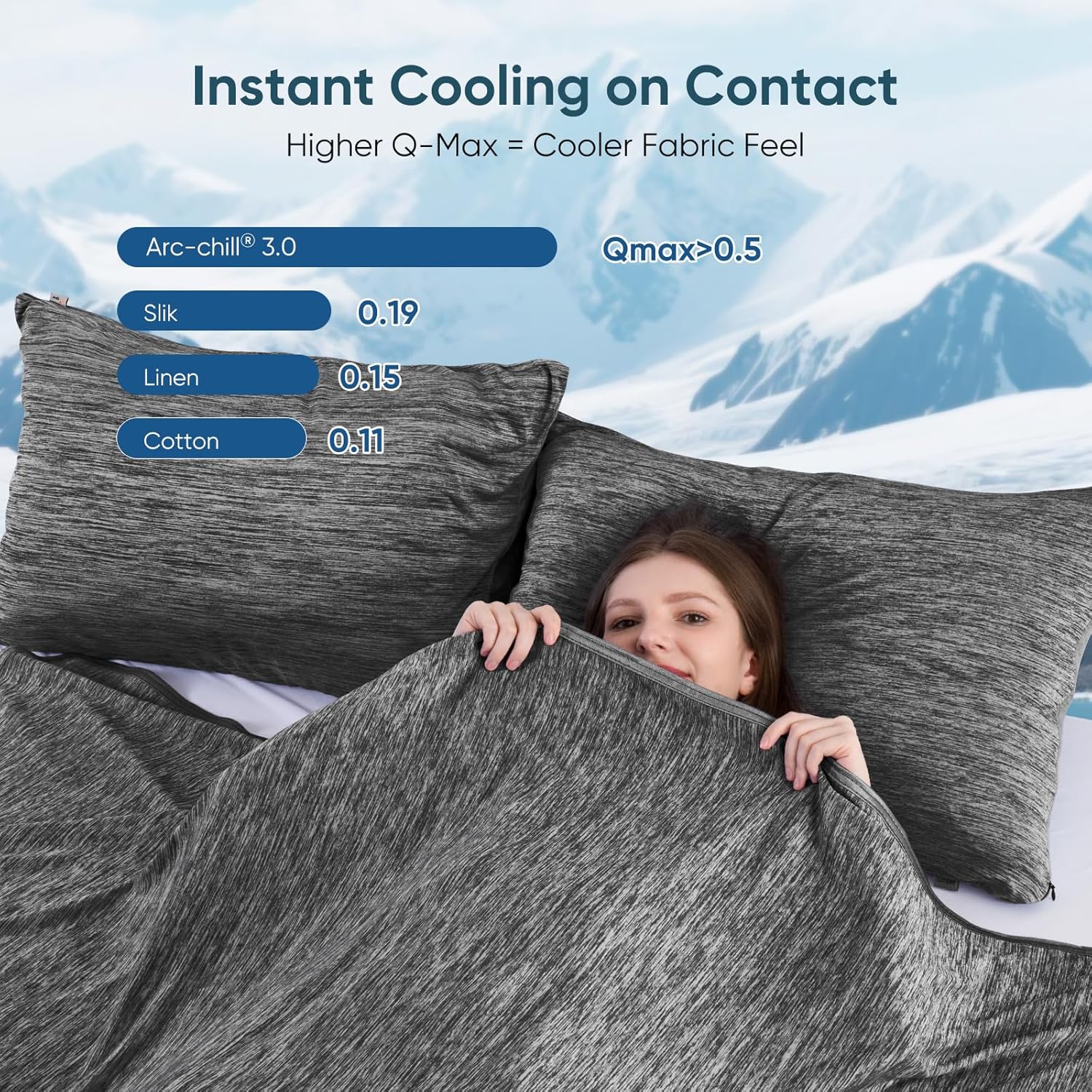 Premium Double-Sided Cooling Blanket for Year-Round Comfort
