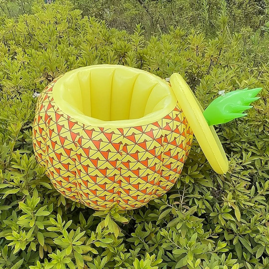 Gheață pentru băuturi în formă de ananas gonflabil pentru răcirea băuturilor în aer liber și petreceri de vară | meowbutter
