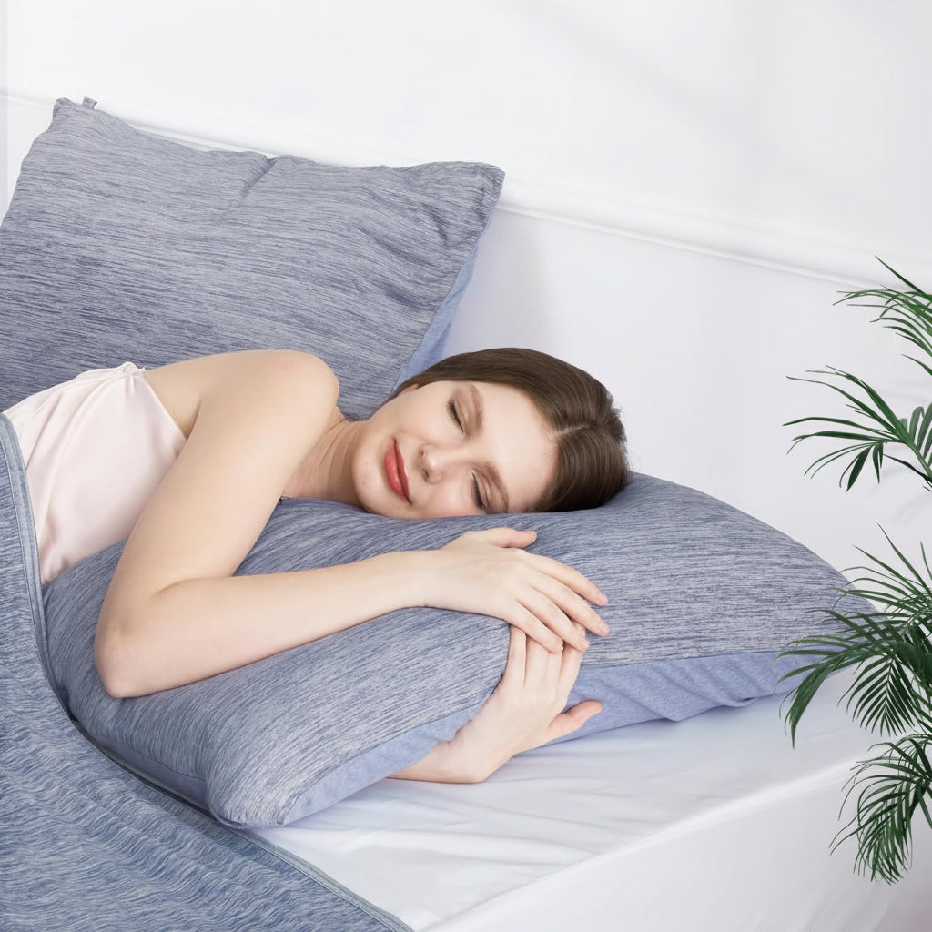 Premium Double-Sided Cooling Pillowcases for Hot Sleepers