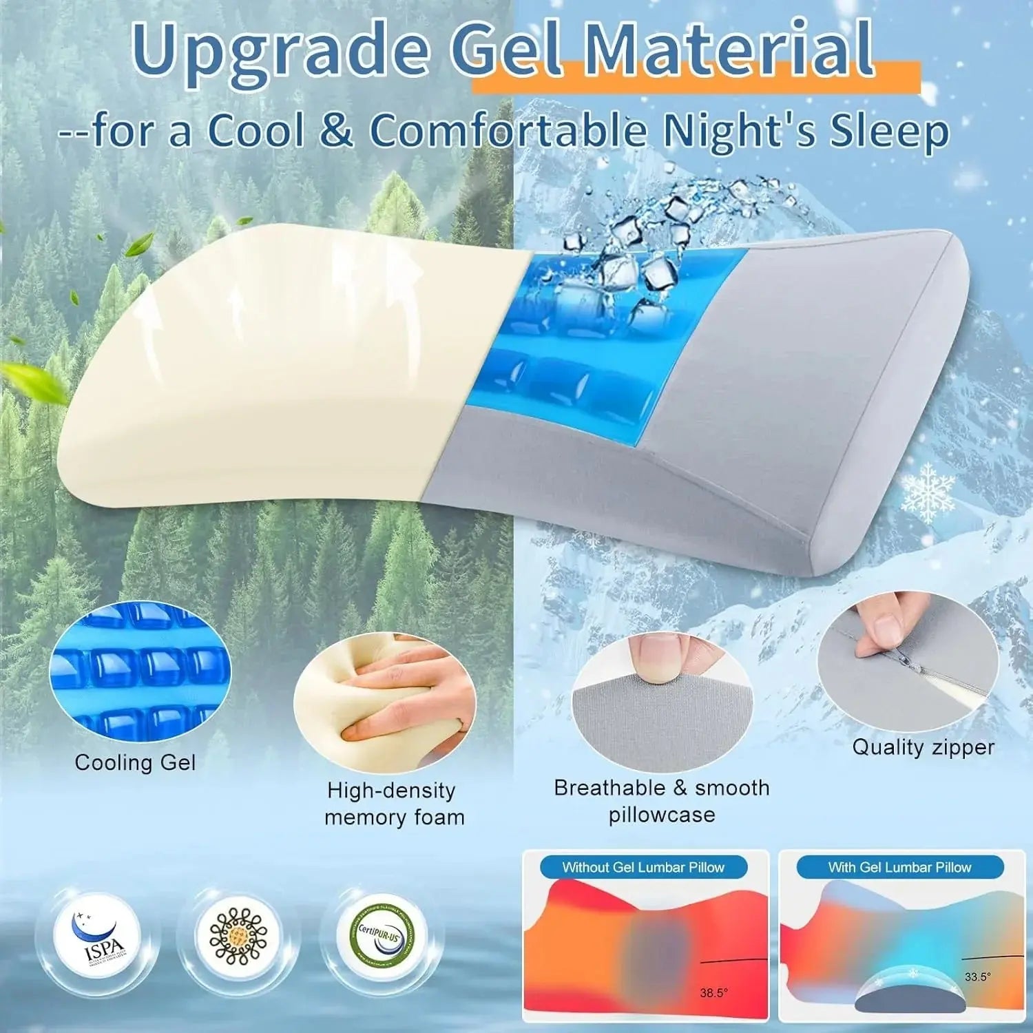 Back Support Pillow for Lower Back Comfort