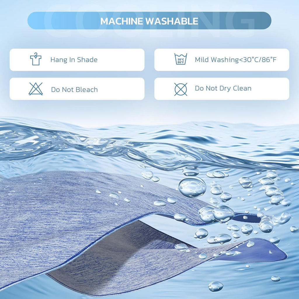 Couverture rafraîchissante grand format Queen Cool Comfort — indice de tissu Q-Max supérieur à 0.4