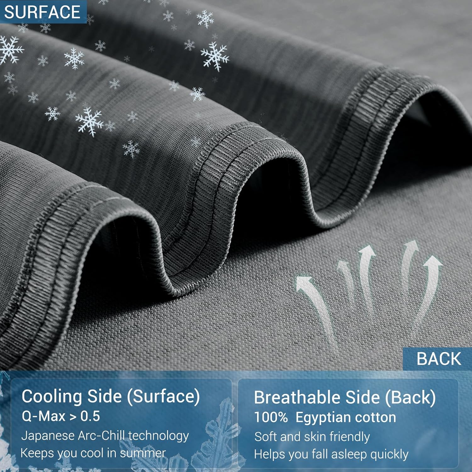 Premium Double-Sided Cooling Blanket for Year-Round Comfort