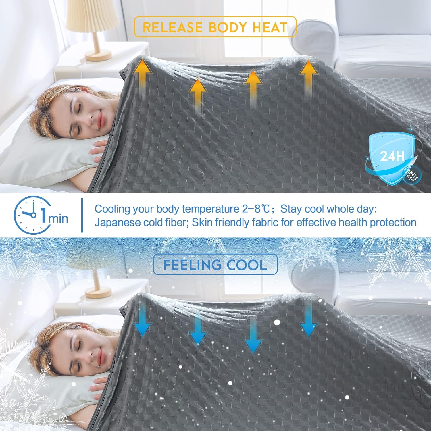 Chill Comfort Cooling Blanket — Double-Sided Cold Effect Surface