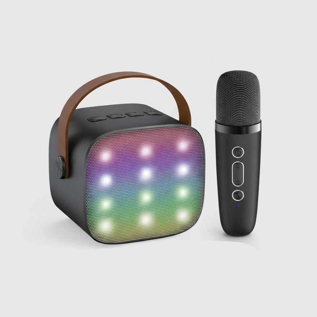 Portable Bluetooth Karaoke Speaker — 2 Wireless Microphones