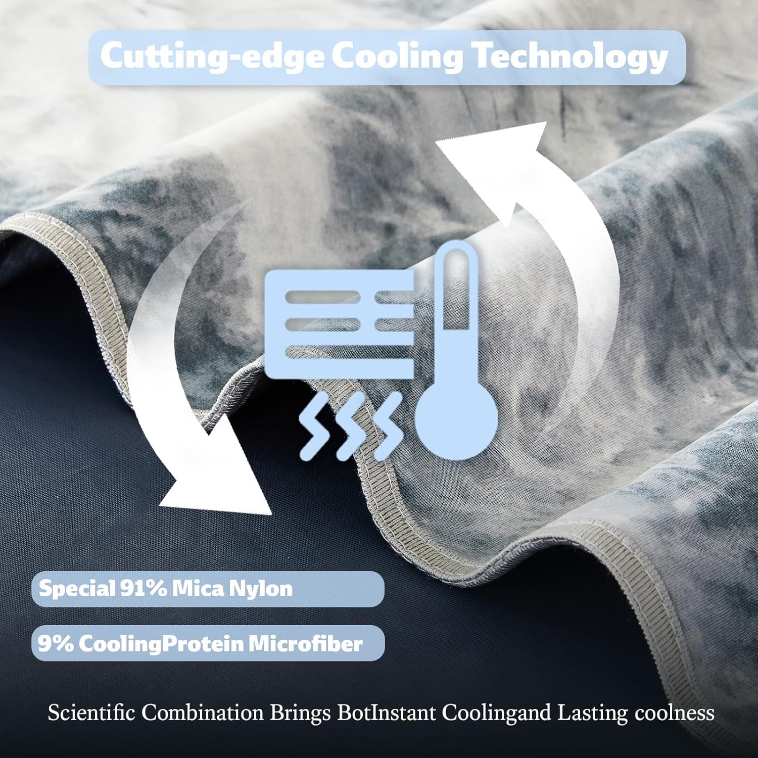Chill Comfort Cooling Blanket — Lightweight Moisture-Wicking Cool Fabric