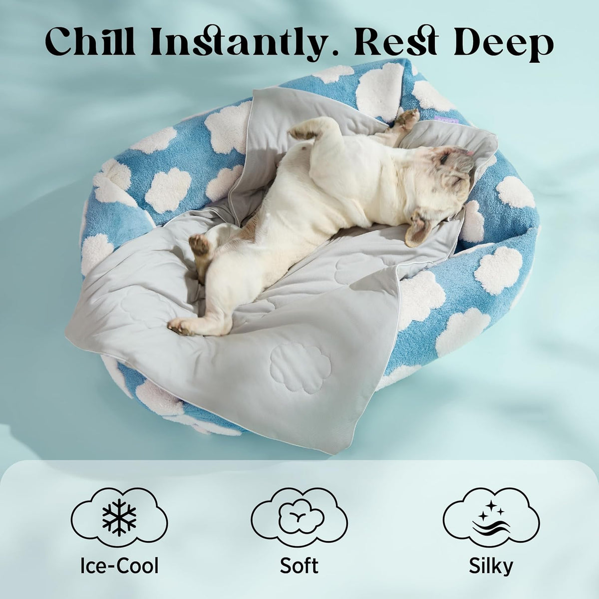 Chladicí deka pro psy Cozy Pet Collection — Pratelná, rychlé pohlcování tepla
