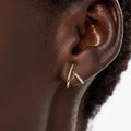 Earrings Mothers Day Gift Gold Geometric Stud Jewelry | Meowbutter