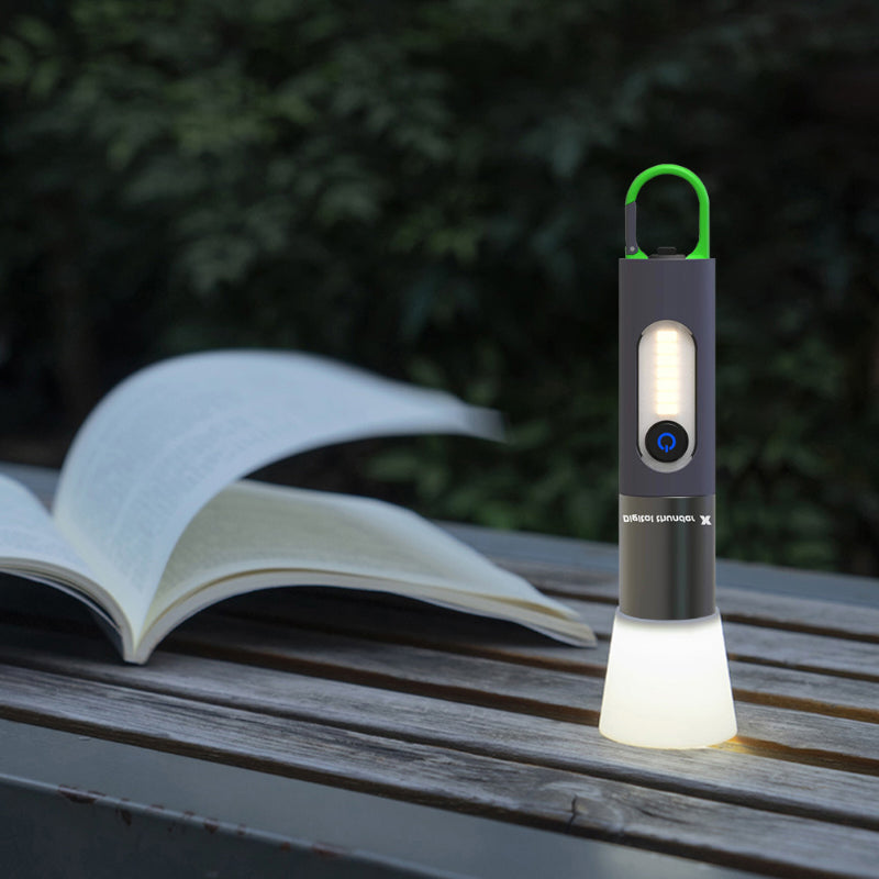 مصباح يدوي LED قابل للتكبير PowerBeam — ضوء غامر واسع وضوء كشاف مركز