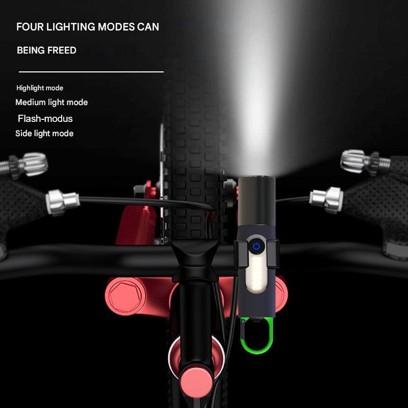 مصباح يدوي LED قابل للتكبير PowerBeam — ضوء غامر واسع وضوء كشاف مركز