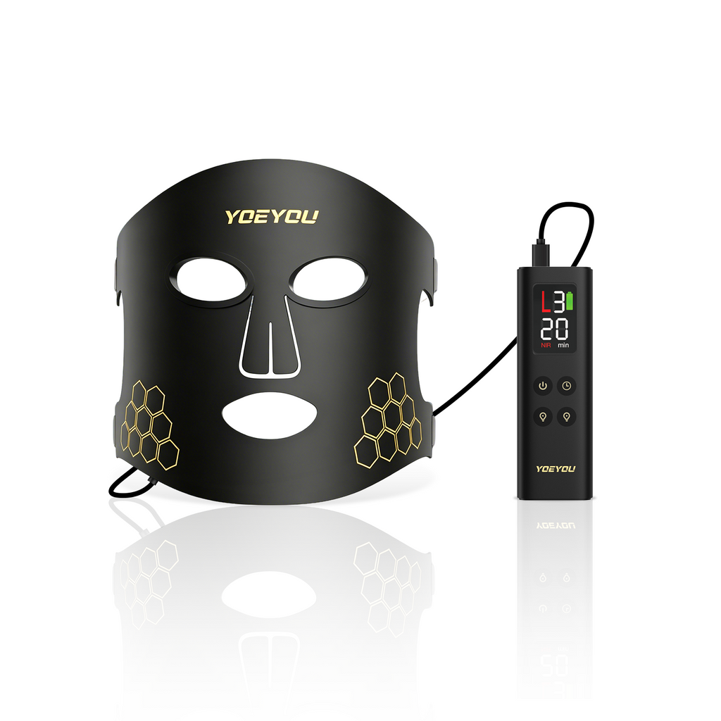 Wearable LED Therapy Mask for Fine Lines, Blemishes and Daily Radiance