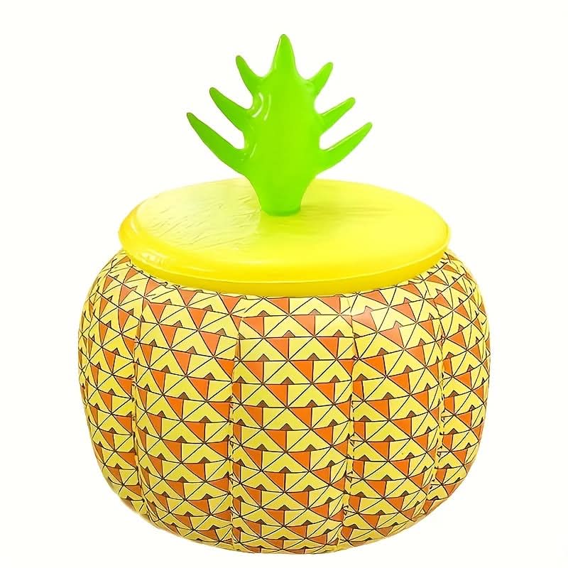 Gheață pentru băuturi în formă de ananas gonflabil pentru răcirea băuturilor în aer liber și petreceri de vară | meowbutter