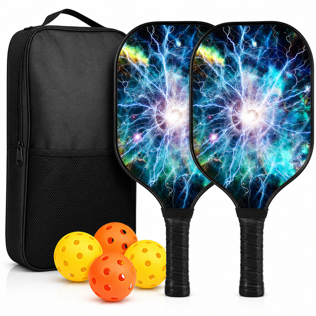 Set di racchette da pickleball leggere in grafite con palline | Meowbutter