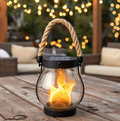 Lanterne à Corde USB - Allumage/Extinction Automatique par Capteur de Lumière - Rechargeable Type-C - Jardin & Camping | meowbutter