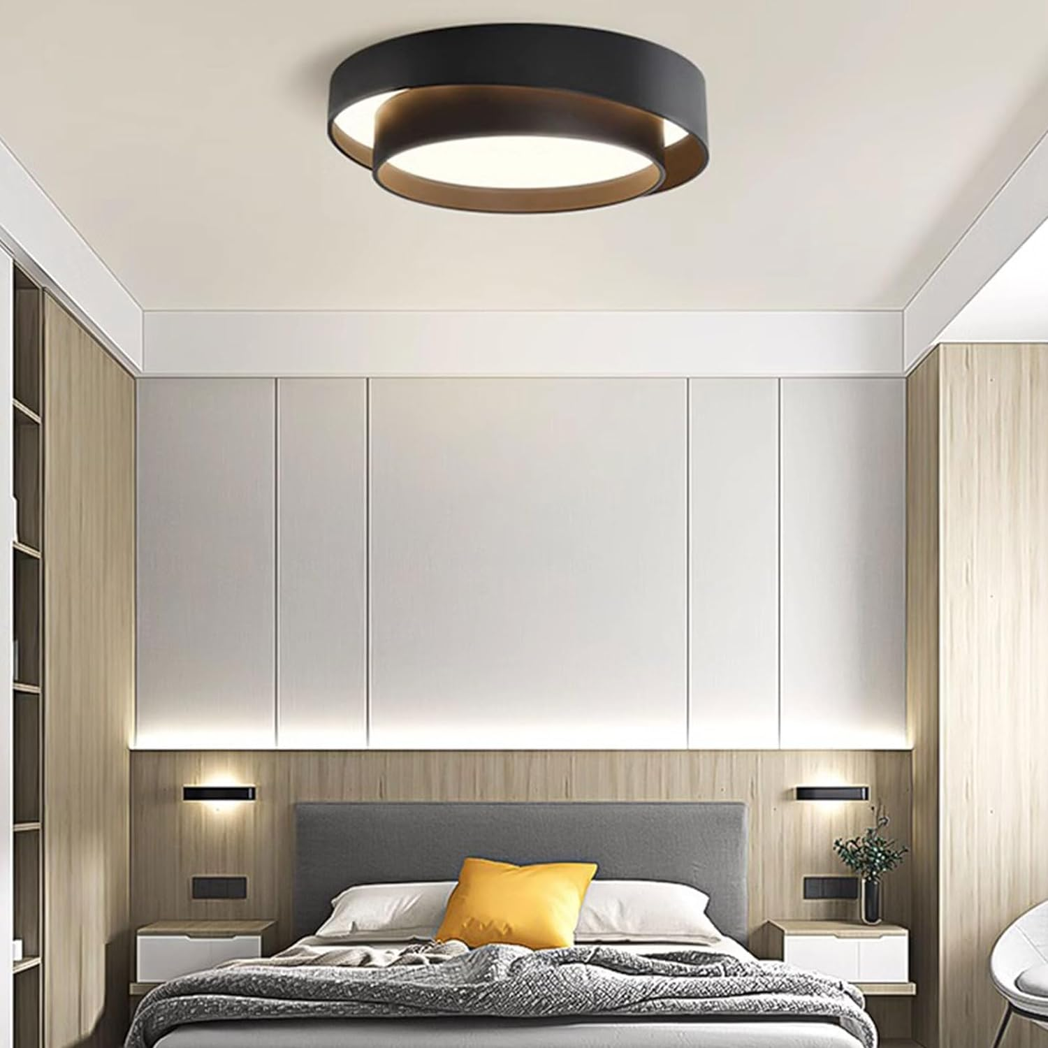 Plafoniera LED rotonda nordica | Design moderno minimalista | Meowbutter