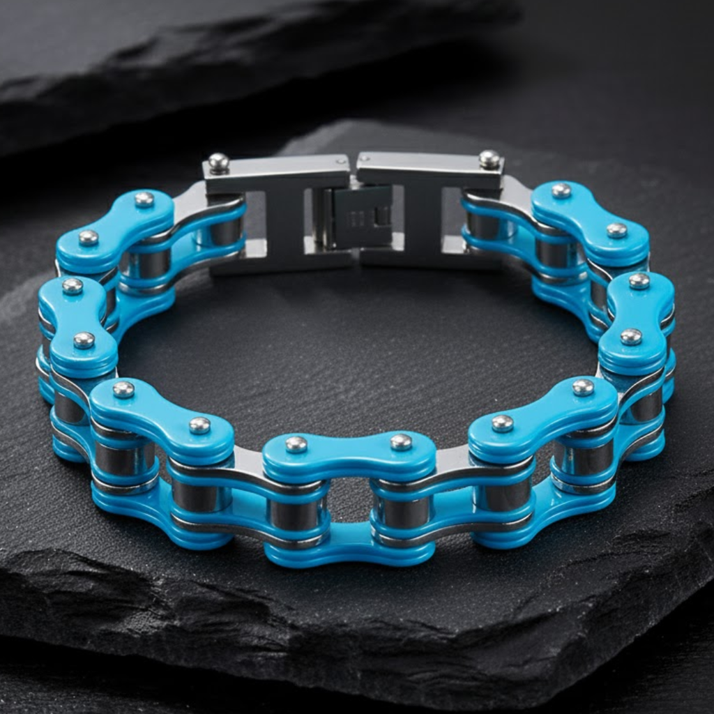 Bracciale Catena da Biker – Serie Acciaio Forgiato | meowbutter